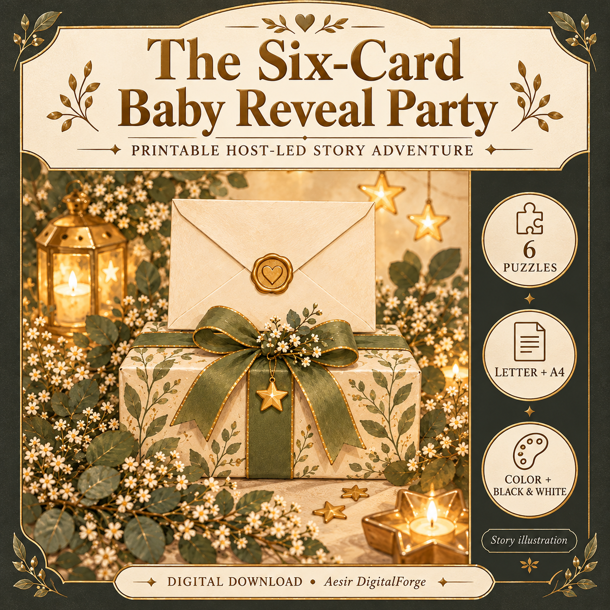 The Six-Card Baby Reveal Party product preview
