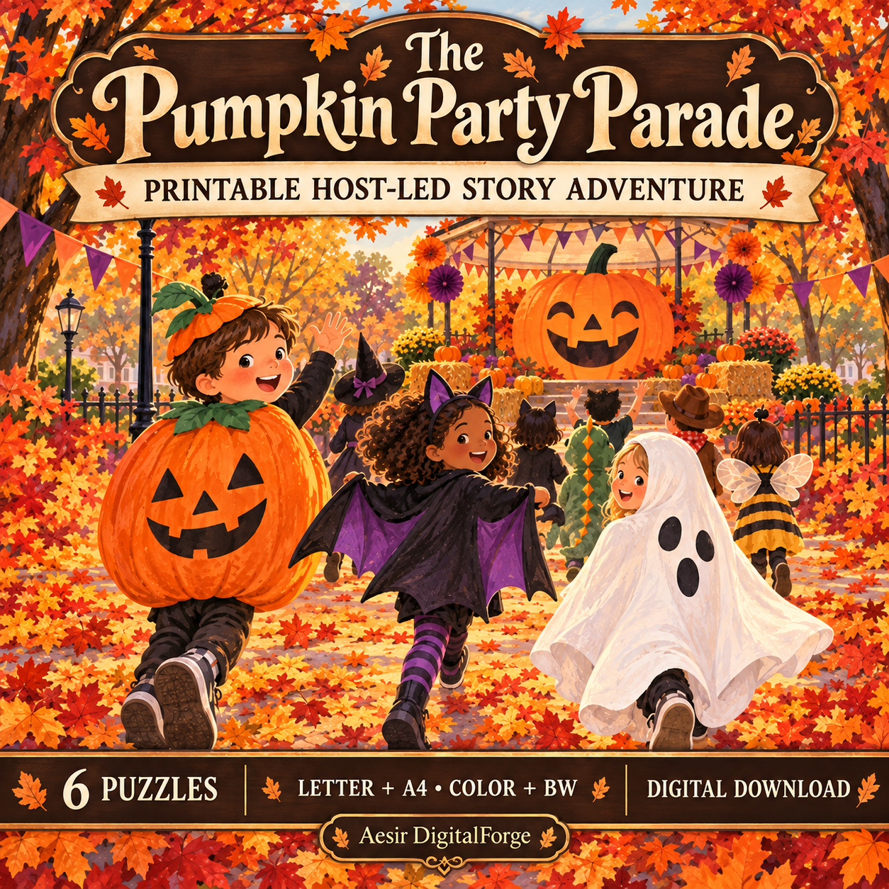 Aesir DigitalForge printable Halloween game preview