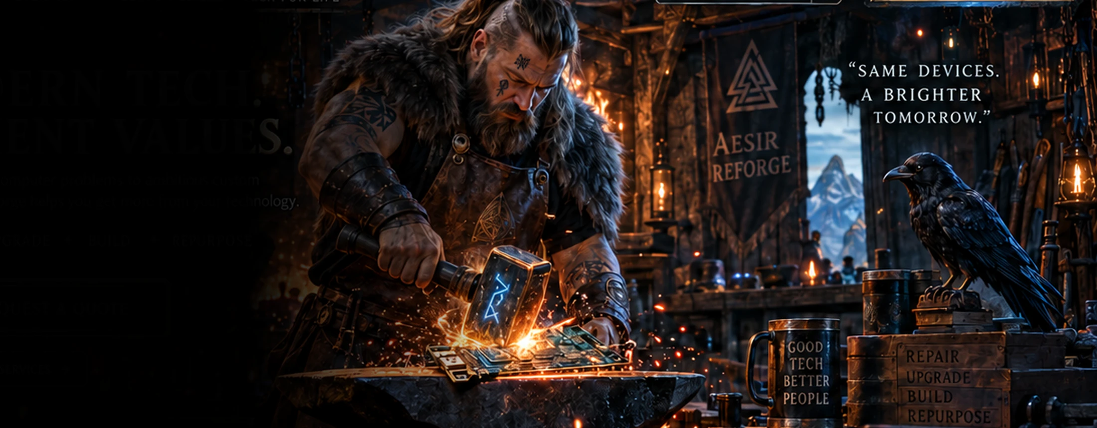 Aesir Reforge repair hall